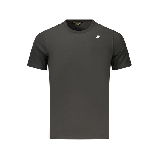 Black Cotton Men's T-Shirt