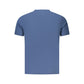 Blue Cotton Men's T-Shirt