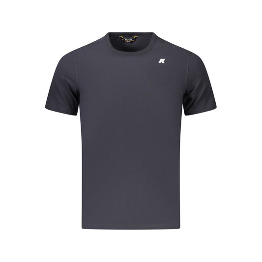 Blue Cotton Men's T-Shirt