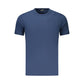 Blue Cotton Men's T-Shirt