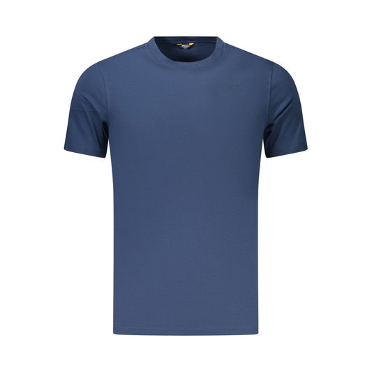 Blue Cotton Men's T-Shirt