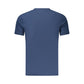 Blue Cotton Men's T-Shirt