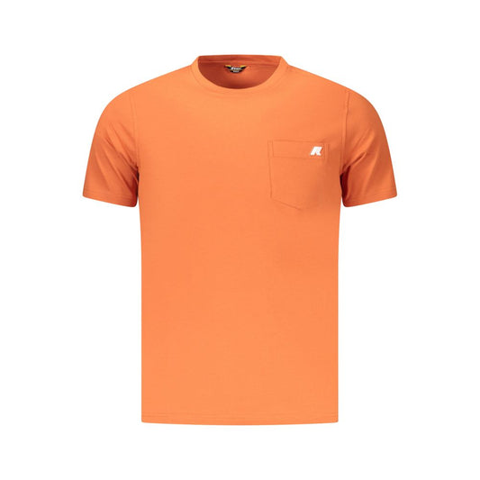 Orange Cotton Men's T-Shirt