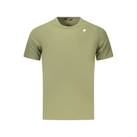 Green Cotton Men's T-Shirt