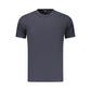 Blue Cotton Men's T-Shirt