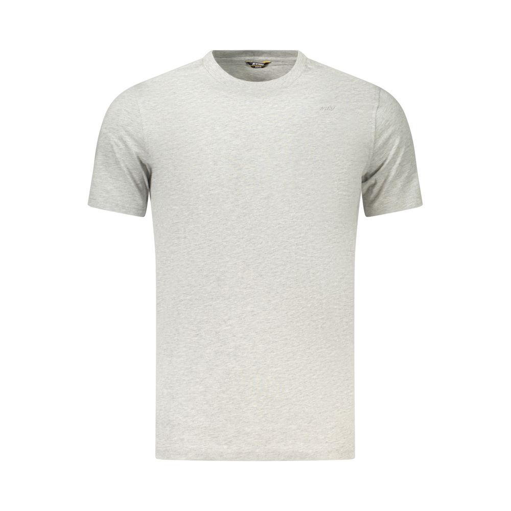Gray Cotton Men's T-Shirt
