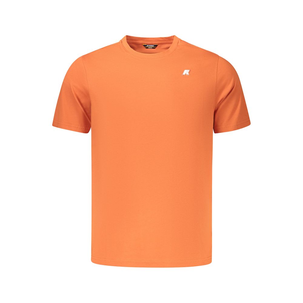 Orange Cotton Men's T-Shirt