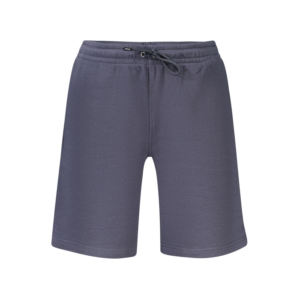 Blue Cotton Men's Sweatpants