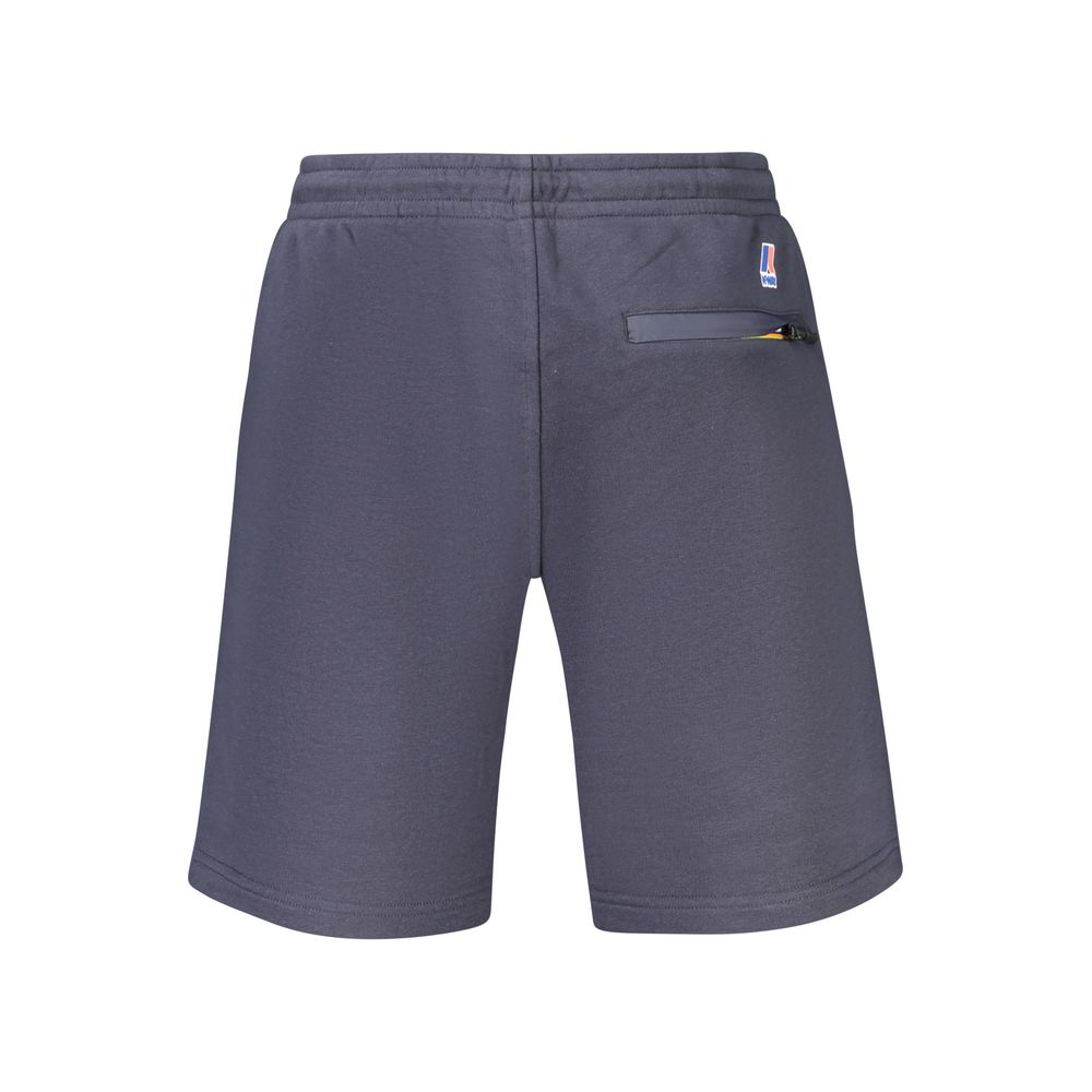Blue Cotton Men's Sweatpants