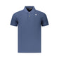 Blue Cotton Polo Shirt