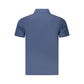 Blue Cotton Polo Shirt