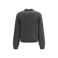 Gray Cashmere Sweatshirt