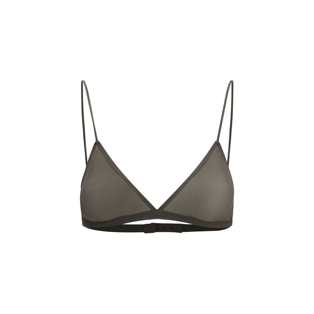 Gray Nylon Bra