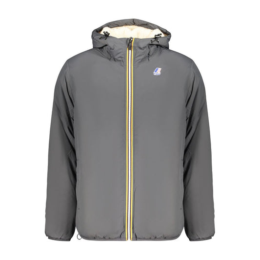 Grey Polyamide Men's Jacket