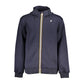 Blue Polyester Men's Jacket