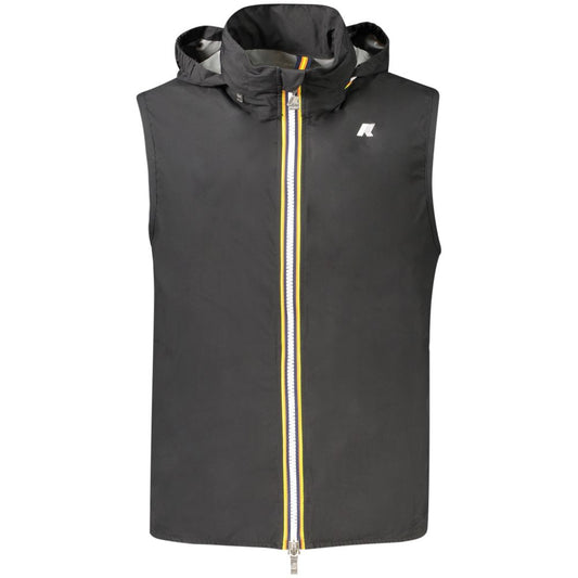 Black Polyester Men's Jacket