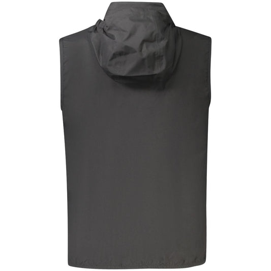 Black Polyester Men's Jacket