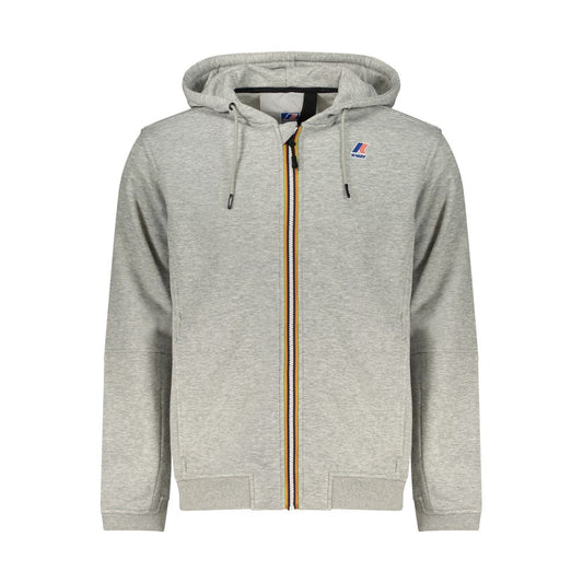 Gray Polyester Men Sweatshirt