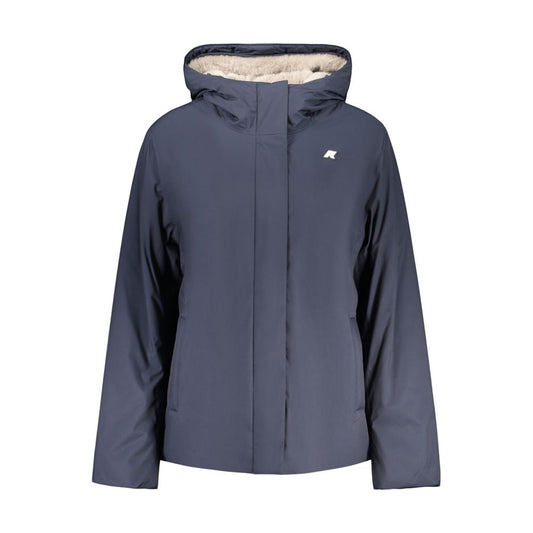 Blue Polyester Women's Jacket