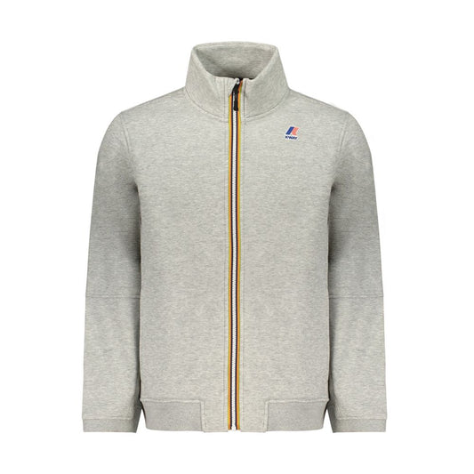 Gray Polyester Men's Sweatshirt