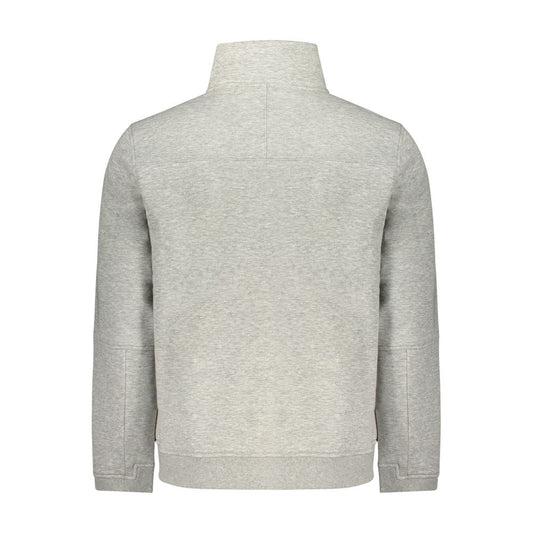 Gray Polyester Men's Sweatshirt