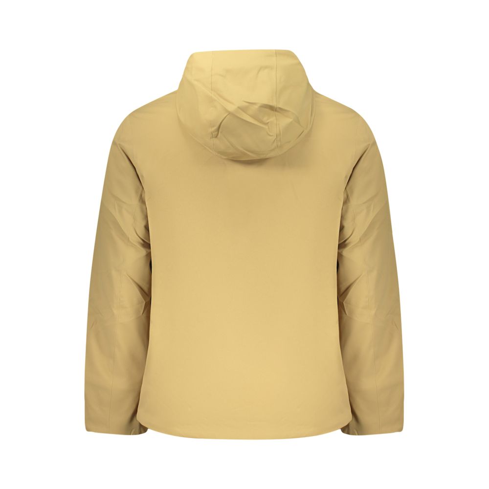Beige Polyester Men's Jacket