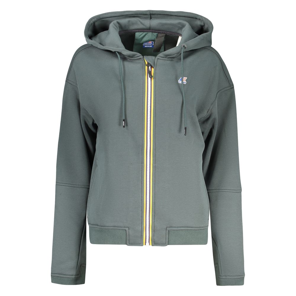 Green Polyester Women's Sweatshirt