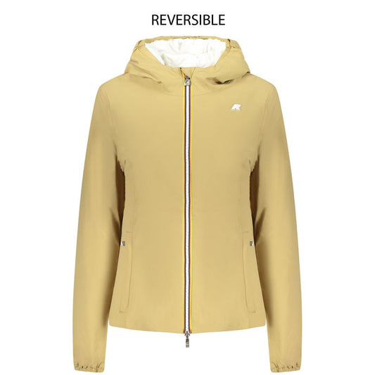 Beige Nylon Womens Jacket