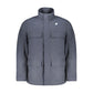 Blue Polyester Men's Jacket