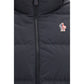 Black Polyester Full-Length Jacket