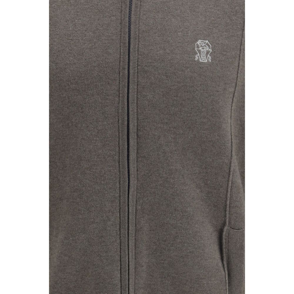 Bicolor Cashmere Hoodie