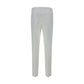 White Cotton Casual Pants