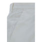White Cotton Casual Pants