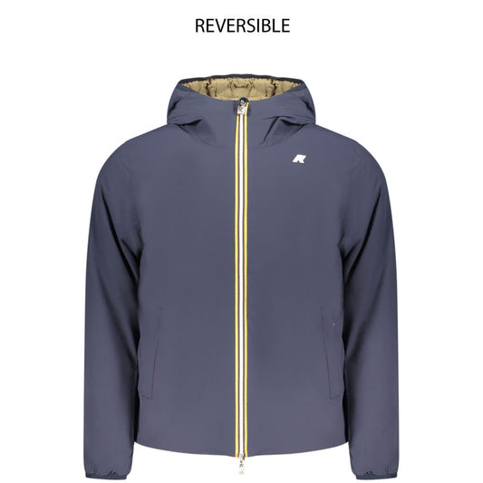 Blue Nylon Men's Jacket