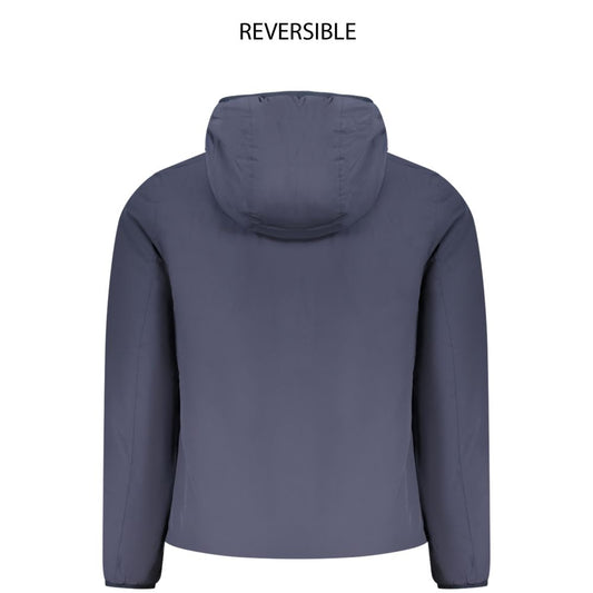 Blue Nylon Men's Jacket