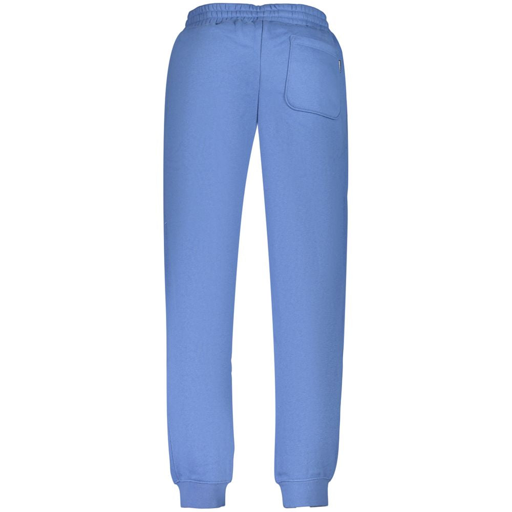 Blue Cotton Men's Trousers