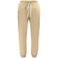 Beige Cotton Mens Trousers