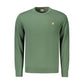 Green Cotton Men's Sweater