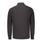Black Cotton Men's Sweater