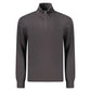 Black Cotton Men's Sweater
