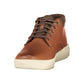 Brown Polyurethane Men's Sneaker