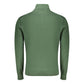 Green Cotton Men's Sweater