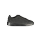 Black Polyester Athletic Sneakers