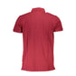 Red Cotton Men's Polo Shirt