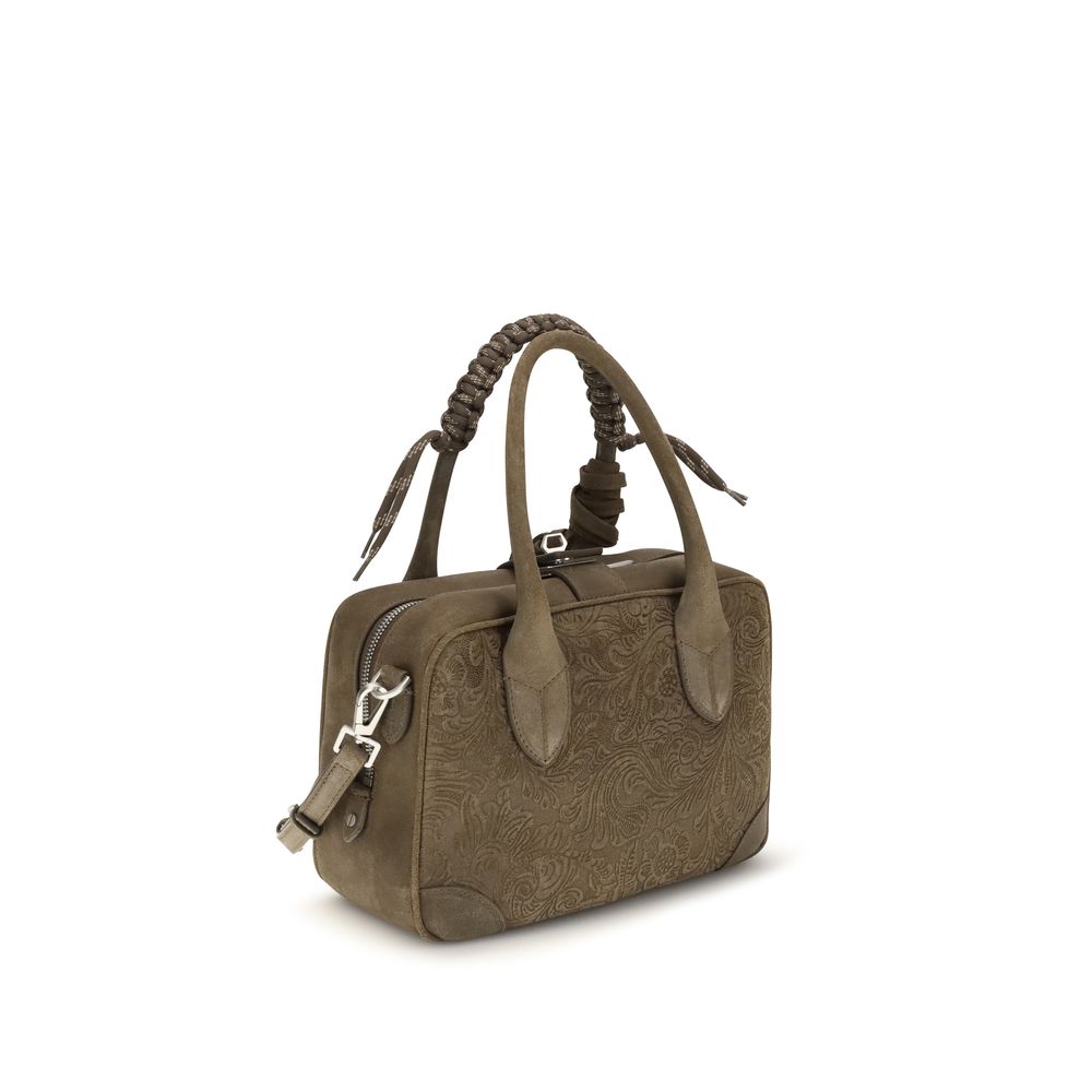 Brown Calf Leather Bos Taurus Handbag