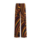 Multicolor Viscose Casual Pants
