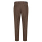 Brown Viscose Men Pants