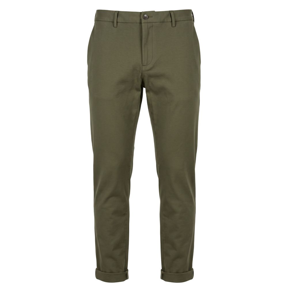Green Viscose Men Pant
