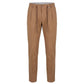 Brown Cotton Men Pants