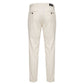 White Viscose Men Pants